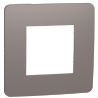 Однопостовая рамка Schneider Electric NU280216 (шоколад/белый)