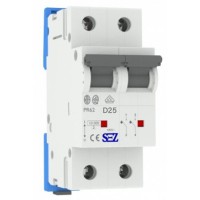 Двухполюсный автомат SEZ 62 D 25А 2P (PR62D25А)