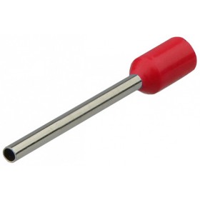 Наконечник Аско-Укрем НТ 1,0-18 изолированный красный 100шт (A0060010021)
