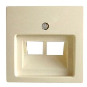 Одноместная двухмодульная центральная плата ABB Basic 55 2CKA001753A0097 1803-02-92-507 (слоновая кость)