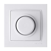 Світлорегулятор Nilson Thor білий 1000W з підсвіткою ( 27111053 )