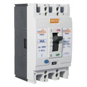 Автоматичний вимикач ECOHOME ECO FB/63 3p 40A