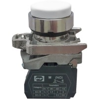 Кнопка Promfactor FP4-BL11 1NO белая (FP4-BL11)