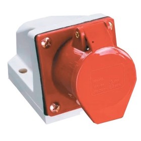 Накладная силовая розетка TNSy 124 3Р+PЕ 32А 380В IP44 (TNSy5500410)