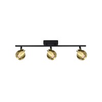 Спот Italux SPL-45379-3R-BK-GD Lafin GU10 3x10W IP20 Gold