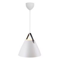 Підвісний світильник, люстра Nordlux 84343001 Strap E27 1x40W IP20 білий