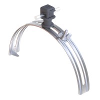 Тримач на півкруглий гребінь даху Leo Lightman з тримачем Clip Ni/Pa (304013)