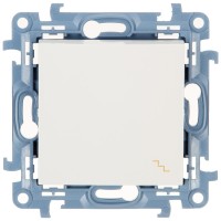 Вимикач прохідний одноклавішний Simon 10 білий