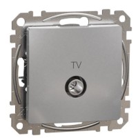 Конечная TV-розетка 4 дБ Schneider Electric Sedna Design & Elements алюминий SDD113471