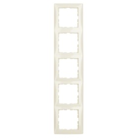 Рамка 5-местная белая Berker S.1