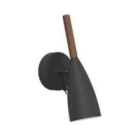 Бра, настінний світильник Nordlux 78271003 Pure GU10 1x8W IP20 чорний
