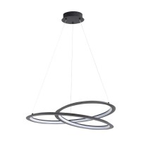 Підвісний світильник, люстра Goldlux 331106 Tango Led 1x44W 4000K 5300Lm IP20 Чорний