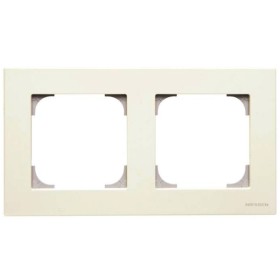 Двопостова рамка ABB Sky 8572 BL (біла)
