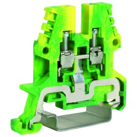 Жовто-зелена клема заземлення Schrack IK122002 тип TEO.2 2,5 мм²