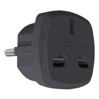 Адаптер британский Neomax черный (NX1129)