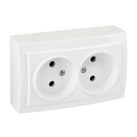 Розетка Nilson Themis біла 2-на без заземлення ( 26111024 )