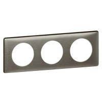 Рамка трехместная Legrand Celiane вольфрам