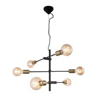 Подвесной светильник, люстра Nordlux 48933003 Josefine E27 6x25W IP20 черный