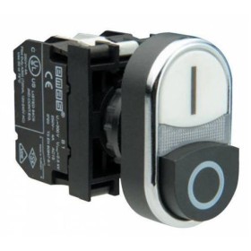 Выступающая сдвоенная кнопка EMAS CM102K21HB (1НО+1НЗ)