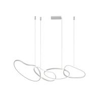 Підвісний світильник, люстра Italux PND-22412-S4-WH Fonte LED 3000K-6000K 5300Lm IP20 білий