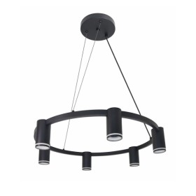 Люстра Goldlux 326201 Paris GU10 6x12W IP20 Черная