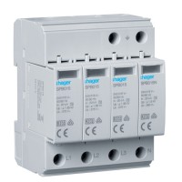 ПЗІП Hager SPB413 T2 4P змінний 40кА TT/TNS з індикацією