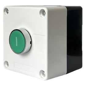 Одномісний пост керування Promfactor FP4-BOX1W1 з металевою кнопкою "I" (Start)