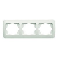 Рамка ELBI ZIRVE Fixline белая 3-я горизонтальная (501-000202-227)