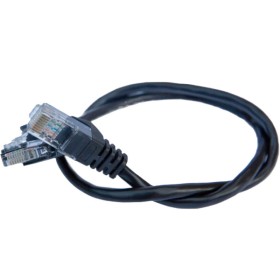 Патч-корд GEAR cat.5e UTP CU 24AWG 0.5м чорный (GPC-UTPCURJ45-0.5B)