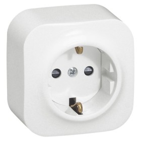 Розетка 2К+З Legrand Forix белая