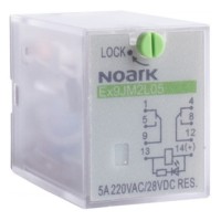 Електромеханічне реле NOARK Ex9JM2L05 5А 24В AC 2 контакти (110309)