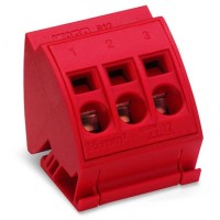 Сборная клеммная колодка Wago 812-113 16мм (красная)
