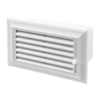 Торцевая решетка Vents 55х110 для прямоугольных воздуховодов