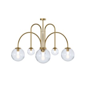 Люстра Pikart 38399-2 Celesta E27+G9 6x60W IP20 латунна