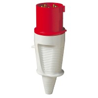 Трифазний штекер на кабель WALTHER WL260 (3P+N+E) 63А 380V IP44