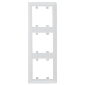 Рамка 3-кратная WL5130 Lumina-Soul, вертикальная, белая, Hager