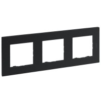 Рамка 3-постова Legrand Niloe Step антрацит (863793)