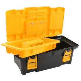 Пластиковый ящик с 3 органайзерами и поддоном Tolsen (80190) 34х18х13см