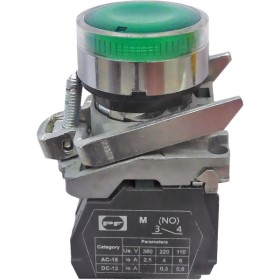 Кнопка Promfactor FP4-BW3361230 1NO зелена (FP4-BW3361230)