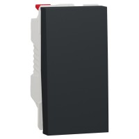 Одноклавишный выключатель Schneider Electric NU310154 (схема 1) 10А 1М (антрацит)