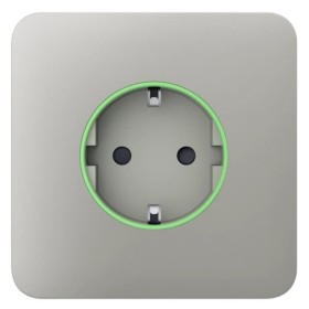 Центральная панель умной розетки Ajax 60025.164.OY SoloCover Smart для OutletCore устричная (38785)