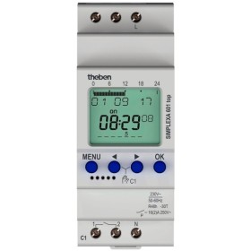 Цифровий таймер Theben SIMPLEXA 601 top із запасом ходу 48год 42 елементи пам'яті
