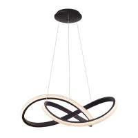 Подвесной светильник, люстра Azzardo AZ5096 Infinity LED 1x80W 3000K-4000K 4300Lm IP20 черный