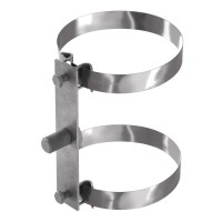 Двойной хомут Leo Lightman Ø300 StZn/Ni (326333)