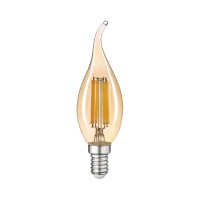 Лампа LED FILAMENT С37 6W E14 2200K на ветру VIOLUX ( 833092 )