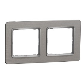 Рамка двойная Schneider Electric Sedna Elements Sedna Elements матовый алюминий SDD370802