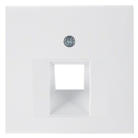 Накладка для розетки UAE, полярная белизна Berker S.1/B.3/B.7