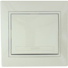 Выключатель кремовый Mira, Lezard