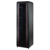 Шкаф Mirsan MR.GTV42U66DE.01 GTV 19" 42U 600x600 (черный) RAL 9005