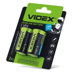 Лужна батарея Videx LR14 C (LR14/C 2pcs BC) 2 шт